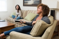 Clients in Shared Living Room