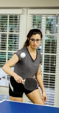Ping Pong Table in the Game Room