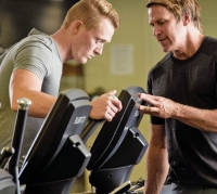 Brian Corbitt, Wellness Director, Working with a Patient