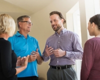 Alumni Gathering in Lobby