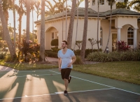 Client Playing Basketball